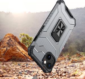 Hurtel Crystal Ring Case pancerne hybrydowe etui pokrowiec + magnetyczny uchwyt iPhone 13 mini czarny 4