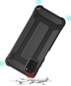 Hurtel Hybrid Armor pancerne hybrydowe etui pokrowiec Xiaomi Redmi Note 10 5G / Poco M3 Pro czarny 7
