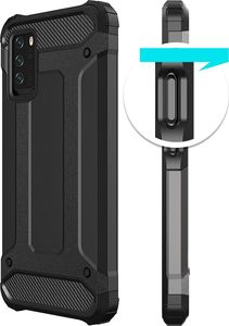 Hurtel Hybrid Armor pancerne hybrydowe etui pokrowiec Xiaomi Redmi Note 10 5G / Poco M3 Pro złoty 4