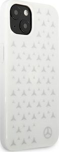 Mercedes Mercedes MEHCP13SESPWH iPhone 13 mini 5,4" biały/white hardcase Silver Stars Pattern 3