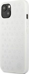 Mercedes Mercedes MEHCP13SESPWH iPhone 13 mini 5,4" biały/white hardcase Silver Stars Pattern 4