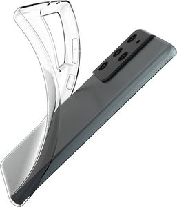 Hurtel Żelowy pokrowiec etui Ultra Clear 0.5mm Samsung Galaxy S21 Ultra 5G przezroczysty 2