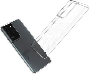 Hurtel Żelowy pokrowiec etui Ultra Clear 0.5mm Samsung Galaxy S21 Ultra 5G przezroczysty 5