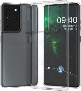 Hurtel Żelowy pokrowiec etui Ultra Clear 0.5mm Samsung Galaxy S21 Ultra 5G przezroczysty 7