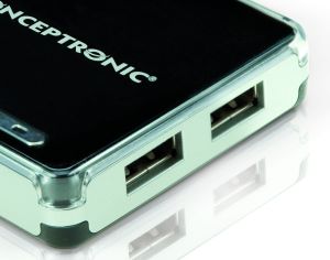 HUB USB Conceptronic 4 porty USB Czarny (C4PUSB2) 3