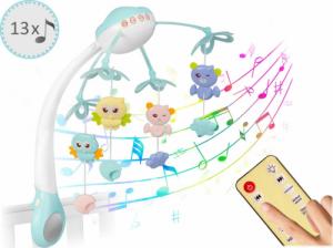 Ricokids Karuzela do łóżeczka z projektorem RK-813 niebieska 4
