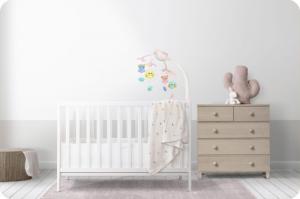 Ricokids Karuzela do łóżeczka z projektorem RK-813 różowa 8