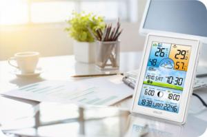 Stacja pogodowa Berdsen Stacja pogodowa z wyświetlaczem BD-906 biała 9