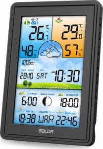 Stacja pogodowa Berdsen Stacja pogodowa z wyświetlaczem BD-906 czarna 3