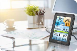 Stacja pogodowa Berdsen Stacja pogodowa z wyświetlaczem BD-906 czarna 9