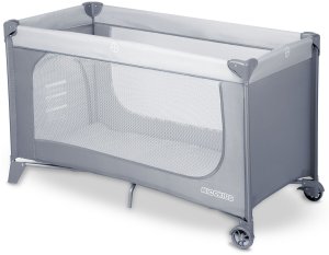 Ricokids Łóżeczko turystyczne + materac + torba 125 x 65 x 78 cm RK-240 jasno szare 12