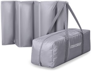 Ricokids Łóżeczko turystyczne + materac + torba 125 x 65 x 78 cm RK-240 szare 11