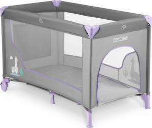Ricokids Łóżeczko turystyczne 125 x 65 x 78 cm RK-240 szaro-lawendowe 4