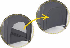 Ricokids Łóżeczko turystyczne 125 x 65 x 78 cm RK-242 antracyt 11