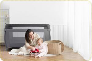 Ricokids Łóżeczko turystyczne 125 x 65 x 78 cm RK-242 antracyt 7