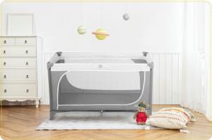 Ricokids Łóżeczko turystyczne 125x65x78cm RK-241 szare 11