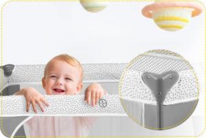 Ricokids Łóżeczko turystyczne 125x65x78cm RK-241 szare 13