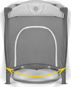 Ricokids Łóżeczko turystyczne 125x65x78cm RK-241 szare 14