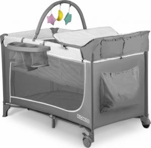 Ricokids Łóżeczko turystyczne 125x65x78cm RK-241 szare 15