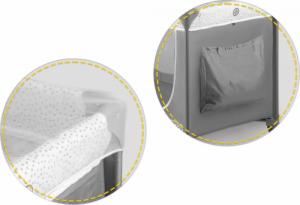 Ricokids Łóżeczko turystyczne 125x65x78cm RK-241 szare 9