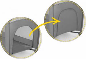 Ricokids Łóżeczko turystyczne 125x65x78cm RK-242 szare 11