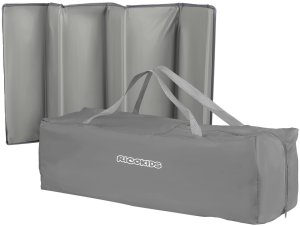 Ricokids Łóżeczko turystyczne + materac + torba 125x65x78cm RK-242 szare 12