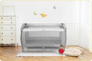 Ricokids Łóżeczko turystyczne 125x65x78cm RK-242 szare 8