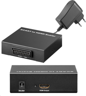 Adapter AV MicroConnect Converter HDMI - SCART Czarny (HDMIC-2) 1