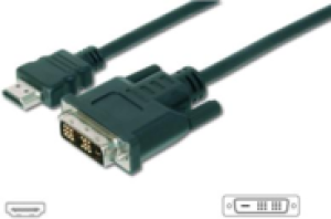 Kabel MicroConnect HDMI - DVI-D 0.5m czarny (HDM1918105) 1