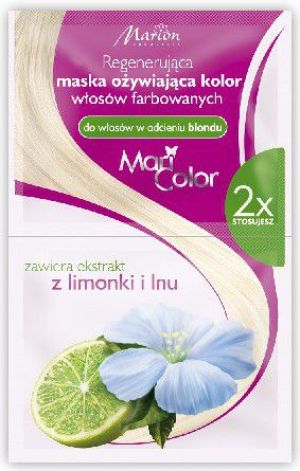 Marion Mari Color Maska odżywiająca do włosów w odcieniu blond 2x20 ml 1