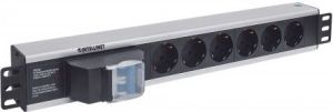 Intellinet Network Solutions Listwa zasilająca Intellinet Rackowa 19 1.5U, 6 gniazd (Schuko) H-DPR06SW 2