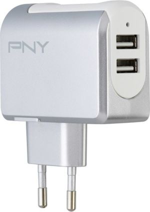 Ładowarka PNY Fast Dual 2x USB-A 3.4 A (P-AC-2UF-SEU01-RB) 4