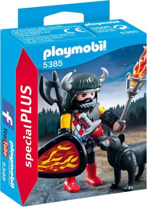 Playmobil SpecialPlus Wojownik z wilkiem (5385) 1