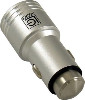 Ładowarka LC-Power Samochodowa 12V, 2x USB (LC-USB-CAR-ALU) 2