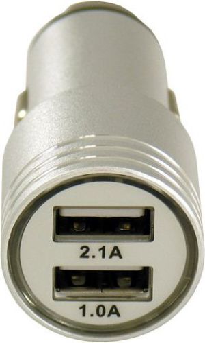 Ładowarka LC-Power Samochodowa 12V, 2x USB (LC-USB-CAR-ALU) 4
