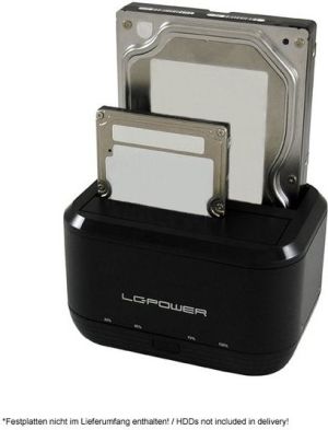 Stacja dokująca LC-Power 2.5"/3.5" SATA - USB 3.2 Gen 1 (LC-DOCK-U3-III) 4