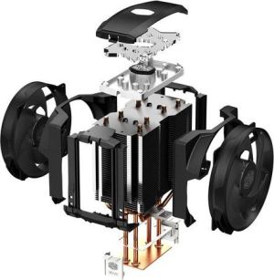 Chłodzenie CPU Cooler Master MasterAir Maker 8 (MAZ-T8PN-418PR-R1) 6