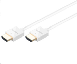 Kabel MicroConnect HDMI - HDMI 0.5m biały (HDM19190.5SV1.4) 1