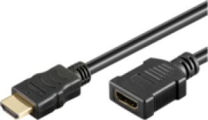 Kabel MicroConnect HDMI - HDMI 1m czarny (HDM19191FV1.4) 1