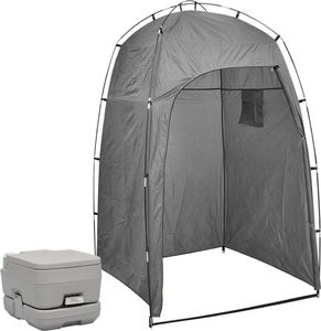 vidaXL Przenośna toaleta turystyczna z namiotem, 10+10 L 1