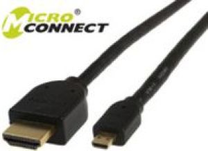 Kabel MicroConnect HDMI Micro - HDMI 1m czarny (HDM19191V1.4D) 1