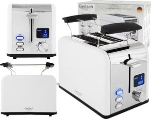 Toster Gerlach Toster Opiekacz 6 Stopni Opiekania Wyświetlacz Gerlach 12