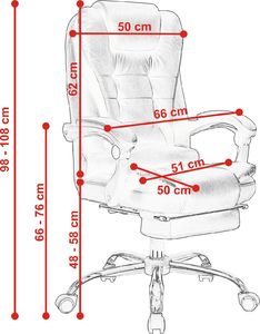 Krzesło biurowe ASL SL-11 Czarne 2