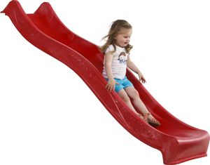 KBT Zjeżdżalnia 2,5 m ogrodowa - czerwona, Belgijska jakość 2