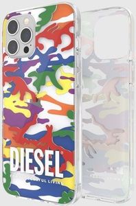 Diesel DIESEL CLEAR CASE PRIDE CAMO AOP IPHONE 12 PRO MAX WIELOBARWNY standard 5