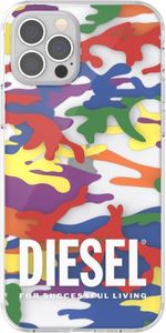 Diesel DIESEL CLEAR CASE PRIDE CAMO AOP IPHONE XR WIELOBARWNY standard 2