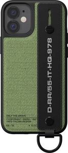 Diesel DIESEL HANDSTRAP CASE UTILITY TWILL IPHONE 12 MINI CZARNY/ZIELONY standard 2