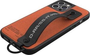 Diesel DIESEL HANDSTRAP CASE UTILITY TWILL IPHONE 12 PRO MAX CZARNY/POMARAŃCZOWY standard 4