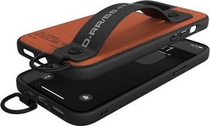 Diesel DIESEL HANDSTRAP CASE UTILITY TWILL IPHONE 12 PRO MAX CZARNY/POMARAŃCZOWY standard 5