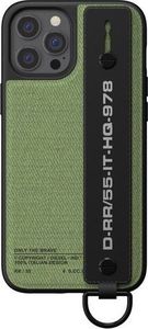 Diesel DIESEL HANDSTRAP CASE UTILITY TWILL IPHONE 12 PRO MAX CZARNY/ZIELONY standard 2